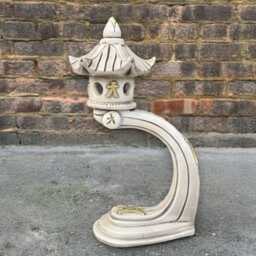 Concrete Pagoda Statue Zen Garden Sculpture Stone Temple Decor Outdoor Lantern Ornament Handmade Cement Asian Art Meditation Gift - thumbnail 4