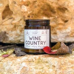 Wine Country Candle Travel Inspired Napa Valley, Wineries, Vineyards Gift For Wine Lovers - thumbnail 3