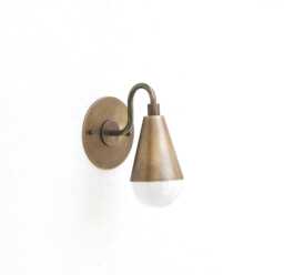 Brass Wall Sconce Light With, Modern Brass Light, Mid Century Wall Sconce Minimal Light, Ul Listed No.0079 - thumbnail 1