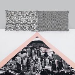 Queen Size Quilt Duvet Doona Bedding Cover - New York Tri - thumbnail 3