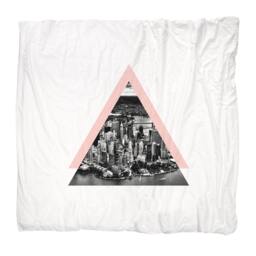Queen Size Quilt Duvet Doona Bedding Cover - New York Tri - thumbnail 1