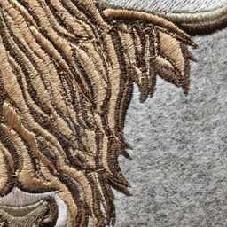 Highland Cow, Wool, Embroidered, Zipped, Hand Made Cushion, Country Home, Holiday Home Decor, Gift 45 X cms - thumbnail 2