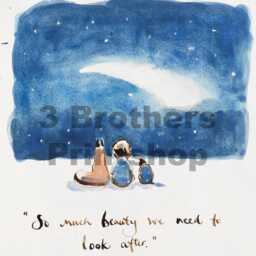 Beautiful Print Charlie Mackesy The Boy, Mole, Fox & Horse - Perfect For Nursery/Kids Rooms, Mental Health, Great Gift - thumbnail 2