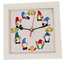 Embroidered Gnome/Gonk Clock - thumbnail 1