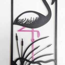 Vibrant Pink Flamingo Trellis For Indoor Houseplants, 3D Printed Plant Support - thumbnail 4