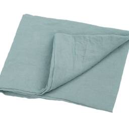 Blue Linen Pillowcase Farmhouse Bedding, Soft Pillow Cover - thumbnail 3