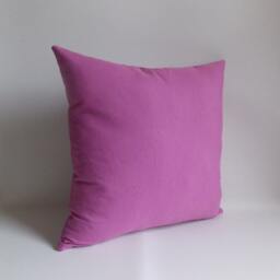 Lilac Pillow Cover, Cotton Canvas, 22x22 Decorative Throw - thumbnail 4