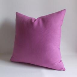 Lilac Pillow Cover, Cotton Canvas, 22x22 Decorative Throw - thumbnail 3