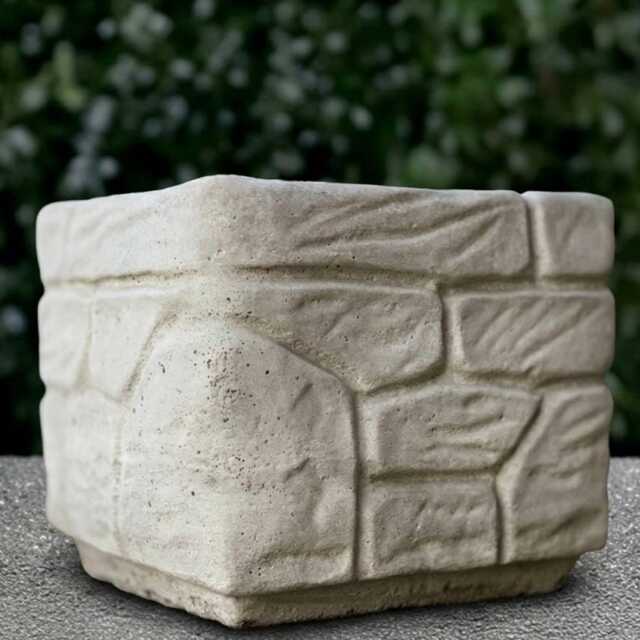 Garden Flower Pot Statue Concrete Plant Sculpture Outdoor Decoration Handmade Ornament - image 1