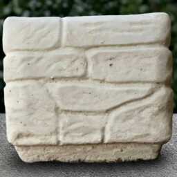 Garden Flower Pot Statue Concrete Plant Sculpture Outdoor Decoration Handmade Ornament - thumbnail 3