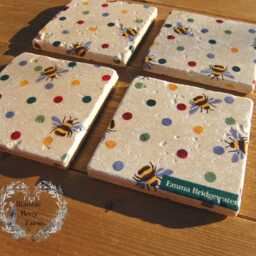 Emma Bridgewater Polka Dot Bees Decoupage Large Or Small Sizes Recycled Tins - Make Great Plant Pots Utensils Holders - thumbnail 4