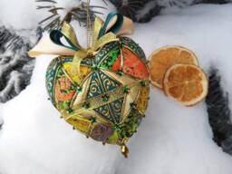 Patchwork Ornaments Hanging Toy Quilted Christmas Gift Holiday Decor Merry New Year's Ornament Kimekomi Toys