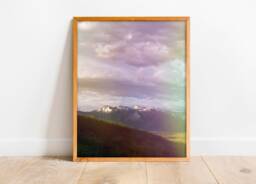 "Montana Art, Print, Instant Download, Digital Printable Landscape Montana, Mountain Fine Art ""Giants" - thumbnail 1