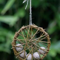 Hanging Willow Bird Feeder - thumbnail 2