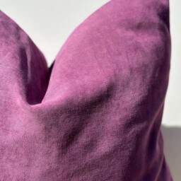 Purple Textured Pillow Cover, Acrylic Polyester Blend, Indoor/Outdoor Decor - 20x20 - thumbnail 3