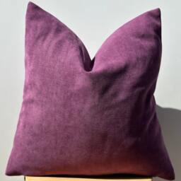 Purple Textured Pillow Cover, Acrylic Polyester Blend, Indoor/Outdoor Decor - 20x20 - thumbnail 4