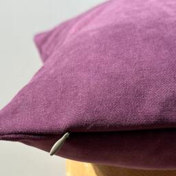 Purple Textured Pillow Cover, Acrylic Polyester Blend, Indoor/Outdoor Decor - 20x20 - thumbnail 2