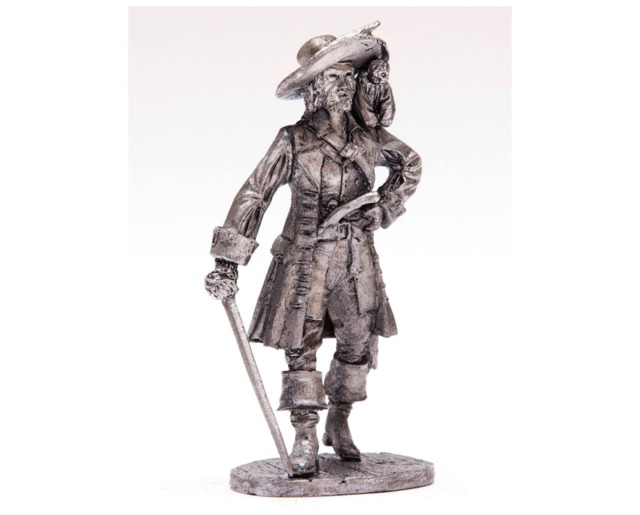 Tin 54mm Pirate Hector Barbossa. Pirates Of The Caribbean - image 1
