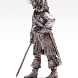 Tin 54mm Pirate Hector Barbossa. Pirates Of The Caribbean - thumbnail 3