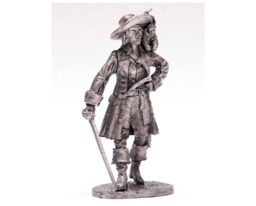 Tin 54mm Pirate Hector Barbossa. Pirates Of The Caribbean - thumbnail 1