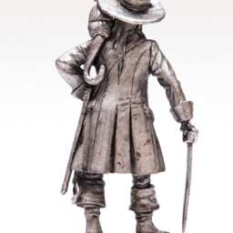 Tin 54mm Pirate Hector Barbossa. Pirates Of The Caribbean - thumbnail 4