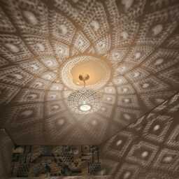 Moroccan Brass Pendant Light - thumbnail 1