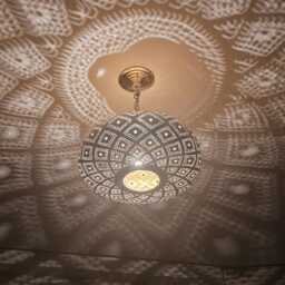 Moroccan Brass Pendant Light - thumbnail 2