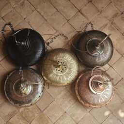 Moroccan Brass Pendant Light - thumbnail 4
