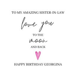 Sister in Law Birthday Candle Gift Set Gifts Present Prints - thumbnail 4