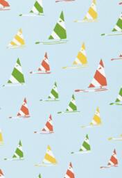 Sailboat in Turquoise Or Sky