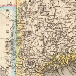 Old Map Of Maine - Vintage U.s. State Geography Giclee Reproduction - thumbnail 3