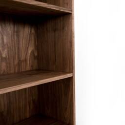 Bookcase, Bookshelf Made Of Walnut Vaneer - Livlo O-R07 - thumbnail 4