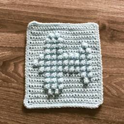Airplane Square Crochet Pattern - Baby Blanket Squares Washcloth Facecloth - thumbnail 3