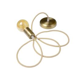 Gold Pendant Light Chandelier Brass Ceiling Lighting Minimal Hanging Lamp Edison Home Decor - thumbnail 4