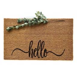 Welcome Doormat - Funny Mat Front Door Rug Cute Entryway Home Porch Decor Housewarming Gift Hello - thumbnail 1