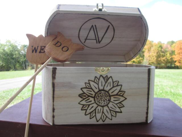 Wedding Logo & Flower Box Keepsake - image 1