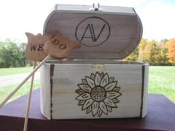 Wedding Logo & Flower Box Keepsake