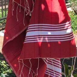Large Turkish Bath Towel Hand Loomed Peshtemal Fouta Ultra Soft Cotton Quick Dry - thumbnail 4