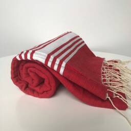 Large Turkish Bath Towel Hand Loomed Peshtemal Fouta Ultra Soft Cotton Quick Dry - thumbnail 3