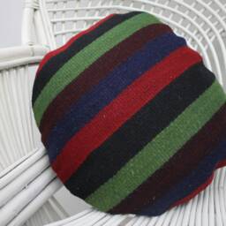 Kilim Pillow Cases, Designer Pillows, Throw Covers, 16x16 Pink Case, Round Cover, Holiday Pillow, Moroccan Cushion, 220 - thumbnail 3