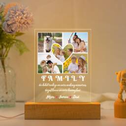Personalized Photo Led Night Light, Besties Gifts, Friendship Gift, Soul Sisters Gift, Personalised Gift For Bff, Birthday Friend - thumbnail 1