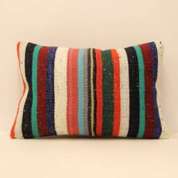 Turkish Kilim Lumbar Pillow 16x24 Boho Pillow Bohemian Cushion Navajo Rugturkish Cover Armchair Case 4Kaf-121 - thumbnail 2