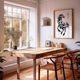 Chinese Horse Poster - Black Ink Calligraphy Wall Art, Traditional Asian Brush Painting, Bold Galloping Artwork For Home Decor - thumbnail 2