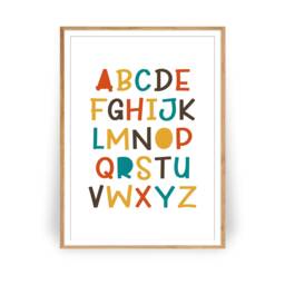 Nursery Wall Art, Colourful Playroom Prints, Print, Decor, Learning Abc Number Educational - thumbnail 2