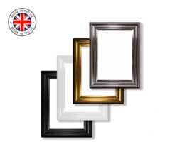 Modern Picture Frame Vienna Range, Black, White, Gold, Chrome, A1-A5