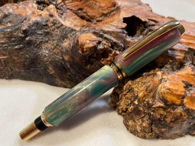 Handmade Acrylic Rollerball Pen Junior Gentleman Style 7960 1618 - image 1