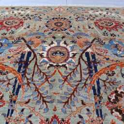 6x9 Ft Pictorial New Kazak Farmhouse Rug, Handmade Medallion Wool Area Afghan Luxury Bedroom Living Room Office Decor Rug - thumbnail 3