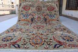 6x9 Ft Pictorial New Kazak Farmhouse Rug, Handmade Medallion Wool Area Afghan Luxury Bedroom Living Room Office Decor Rug