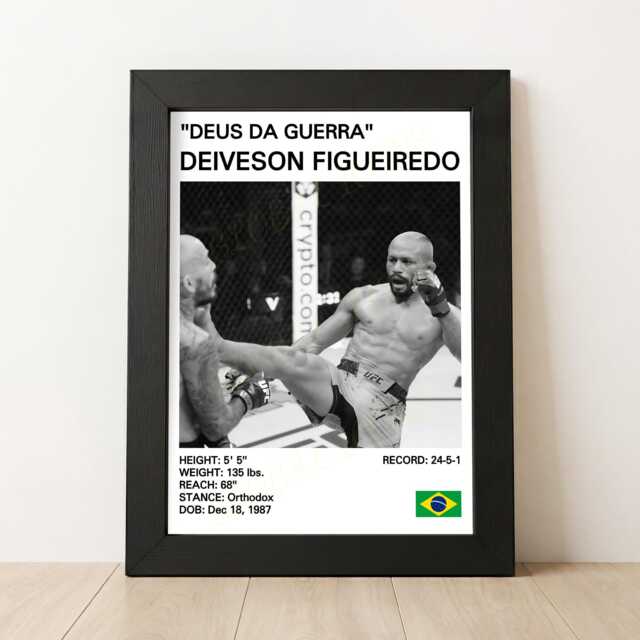 Deiveson Figueiredo Poster Mma Art Print - image 1