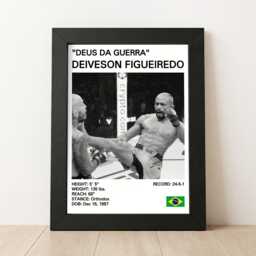 Deiveson Figueiredo Poster Mma Art Print - thumbnail 1